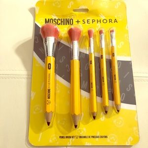 Moschino+Sephora pencil brush set🐻